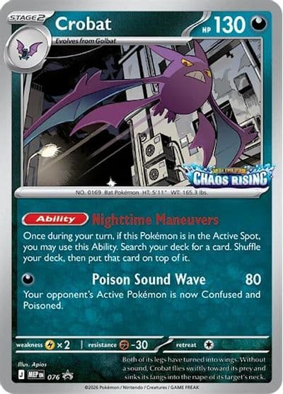 Crobat - 076 ME: Mega Evolution Promo Pokemon card