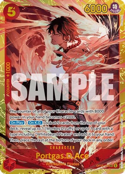 PortgasDAce 118 The Time of Battle One Piece card