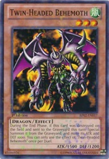 Twin Headed Behemoth Mosaic Rare Battle Pack 2: War of the Giants Yu-Gi-Oh! card