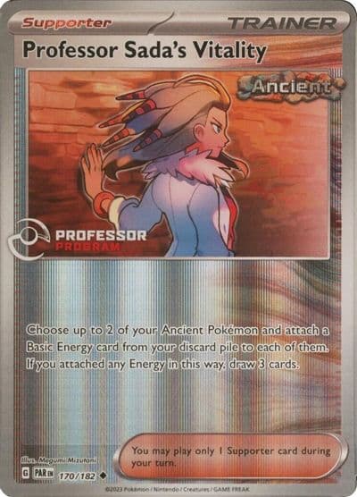 Professor Sada's Vitality Professor Program Promos Pokemon card