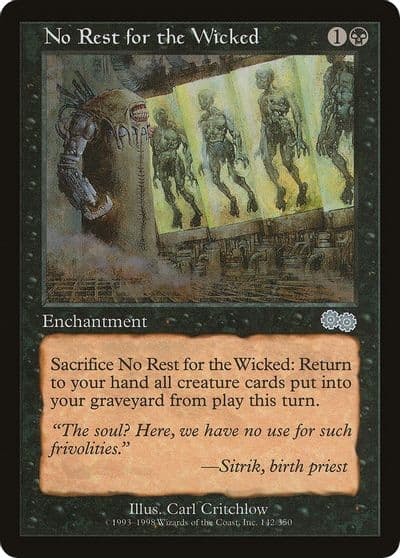 No Rest for the Wicked Urza's Saga Magic card