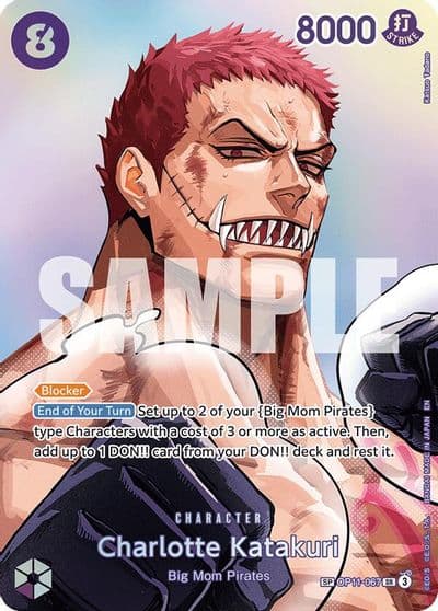 Charlotte Katakuri SP The Time of Battle One Piece card