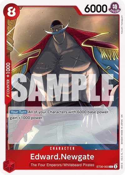 EdwardNewgate Starter Deck EX: Luffy & Ace One Piece card
