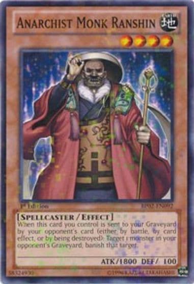 Anarchist Monk Ranshin Mosaic Rare Battle Pack 2: War of the Giants Yu-Gi-Oh! card