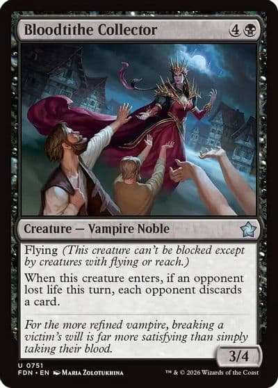 Bloodtithe Collector 0751 Foundations Magic card