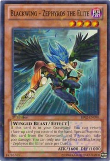 Blackwing Zephyros the Elite Mosaic Rare Battle Pack 2: War of the Giants Yu-Gi-Oh! card
