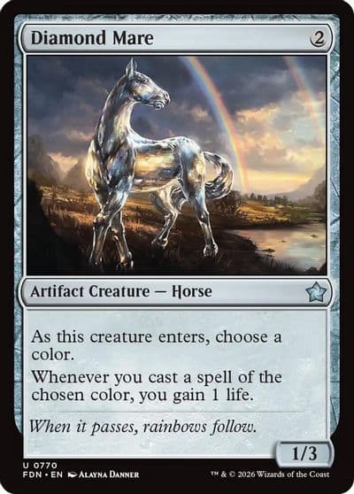 Diamond Mare 0770 Foundations Magic card
