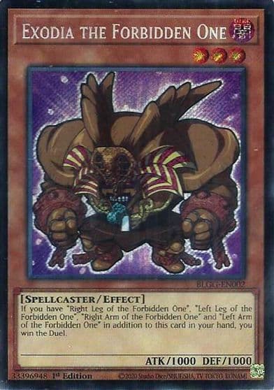Exodia the Forbidden One Battles of Legend: Glorious Gallery Yu-Gi-Oh! card
