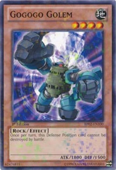 Gogogo Golem Mosaic Rare Battle Pack 2: War of the Giants Yu-Gi-Oh! card