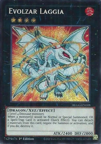 Evolzar Laggia Battles of Legend: Glorious Gallery Yu-Gi-Oh! card