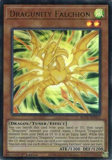 Dragunity Falchion Battles of Legend: Glorious Gallery Yu-Gi-Oh! card