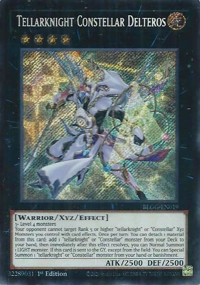 Tellarknight Constellar Delteros Battles of Legend: Glorious Gallery Yu-Gi-Oh! card