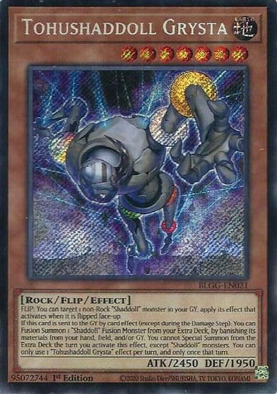 Tohushaddoll Grysta Battles of Legend: Glorious Gallery Yu-Gi-Oh! card