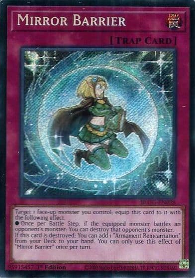 Mirror Barrier Battles of Legend: Glorious Gallery Yu-Gi-Oh! card