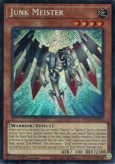 Junk Meister Battles of Legend: Glorious Gallery Yu-Gi-Oh! card