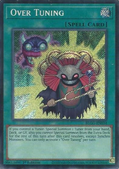 Over Tuning Battles of Legend: Glorious Gallery Yu-Gi-Oh! card