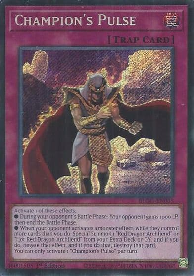 Champions Pulse Battles of Legend: Glorious Gallery Yu-Gi-Oh! card