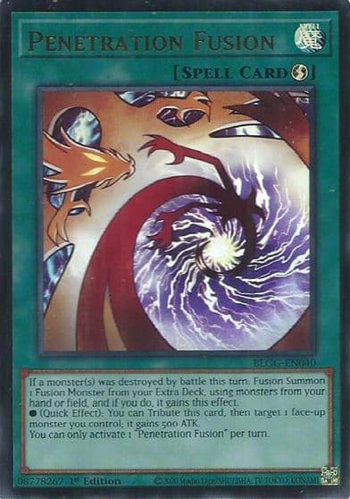 Penetration Fusion Battles of Legend: Glorious Gallery Yu-Gi-Oh! card
