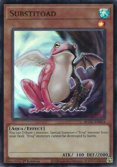 Substitoad Battles of Legend: Glorious Gallery Yu-Gi-Oh! card