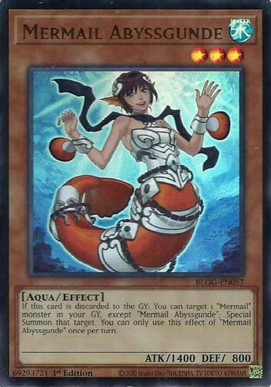 Mermail Abyssgunde Battles of Legend: Glorious Gallery Yu-Gi-Oh! card
