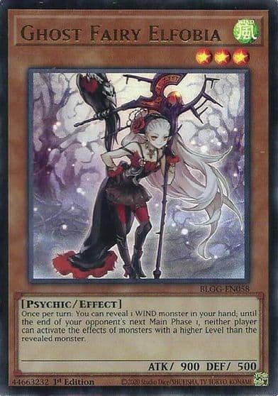 Ghost Fairy Elfobia Battles of Legend: Glorious Gallery Yu-Gi-Oh! card