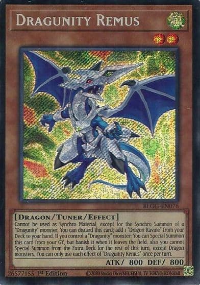 Dragunity Remus Battles of Legend: Glorious Gallery Yu-Gi-Oh! card