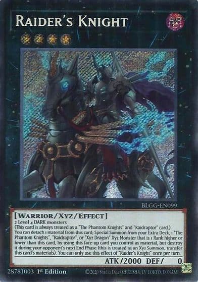 Raiders Knight Battles of Legend: Glorious Gallery Yu-Gi-Oh! card