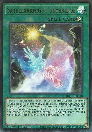 Satellarknight Skybridge Battles of Legend: Glorious Gallery Yu-Gi-Oh! card