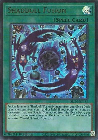 Shaddoll Fusion Battles of Legend: Glorious Gallery Yu-Gi-Oh! card