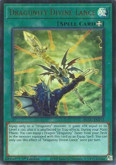 Dragunity Divine Lance Battles of Legend: Glorious Gallery Yu-Gi-Oh! card