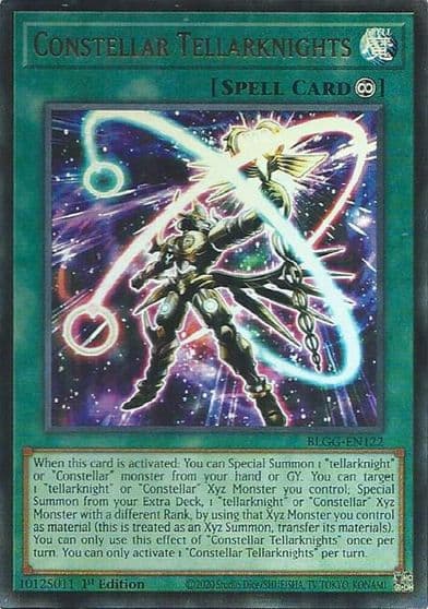 Constellar Tellarknights Battles of Legend: Glorious Gallery Yu-Gi-Oh! card