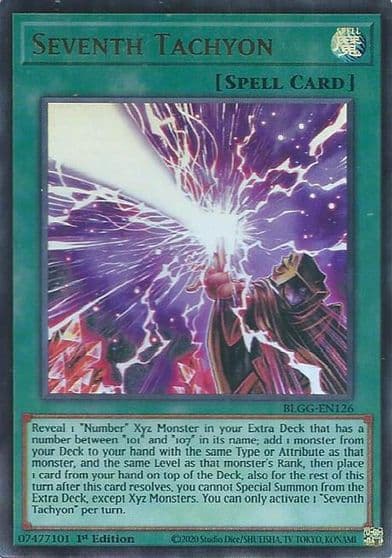 Seventh Tachyon Battles of Legend: Glorious Gallery Yu-Gi-Oh! card