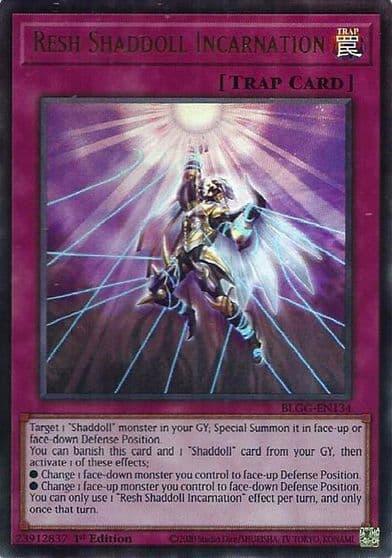 Resh Shaddoll Incarnation Battles of Legend: Glorious Gallery Yu-Gi-Oh! card
