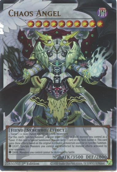 Chaos Angel Battles of Legend: Glorious Gallery Yu-Gi-Oh! card