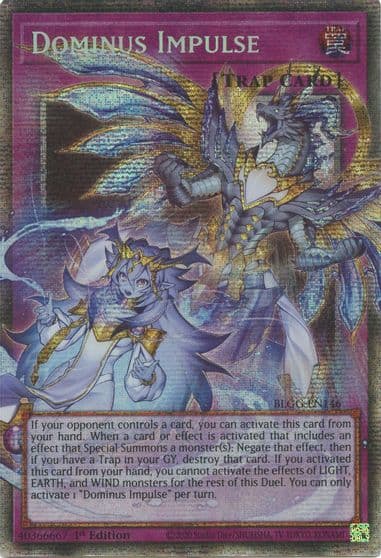 Dominus Impulse Starlight Rare Battles of Legend: Glorious Gallery Yu-Gi-Oh! card