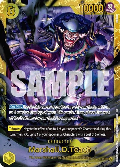 MarshallDTeach 119 The Time of Battle One Piece card