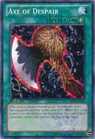 Axe of Despair Mosaic Rare Battle Pack 2: War of the Giants Yu-Gi-Oh! card
