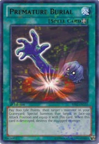 Premature Burial Mosaic Rare Battle Pack 2: War of the Giants Yu-Gi-Oh! card
