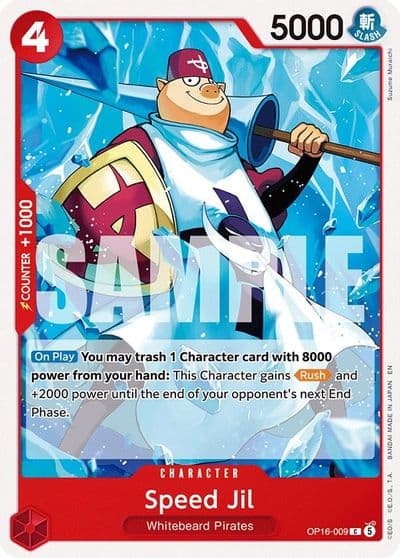 Speed Jil The Time of Battle One Piece card