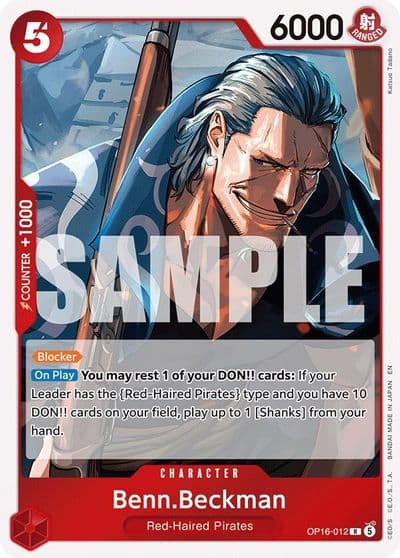 BennBeckman The Time of Battle One Piece card