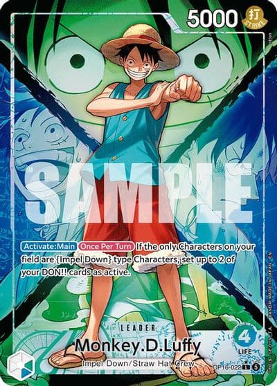 MonkeyDLuffy 022 Alternate Art The Time of Battle One Piece card