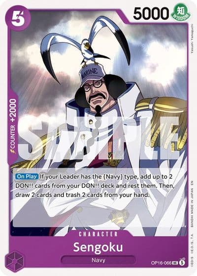 Sengoku 066 The Time of Battle One Piece card