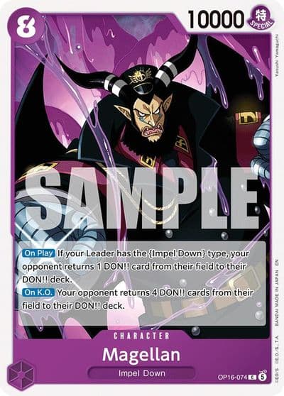 Magellan The Time of Battle One Piece card