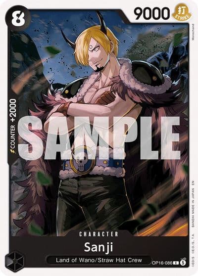 Sanji The Time of Battle One Piece card