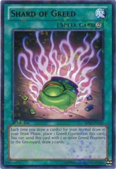 Shard of Greed Mosaic Rare Battle Pack 2: War of the Giants Yu-Gi-Oh! card