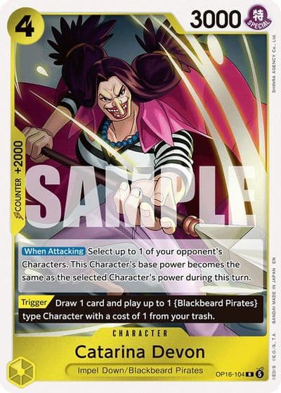 Catarina Devon The Time of Battle One Piece card