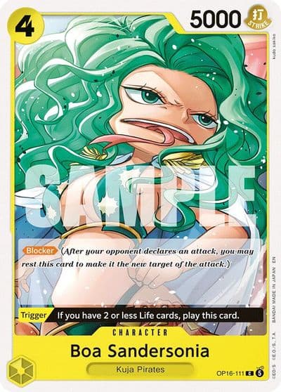 Boa Sandersonia The Time of Battle One Piece card