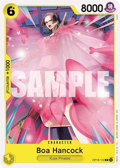 Boa Hancock 112 The Time of Battle One Piece card