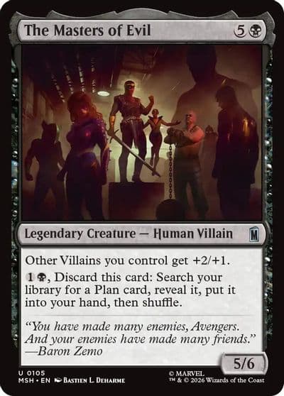 The Masters of Evil Marvel Super Heroes Magic card