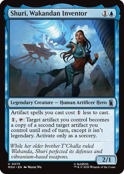 Shuri Wakandan Inventor Marvel Super Heroes Magic card